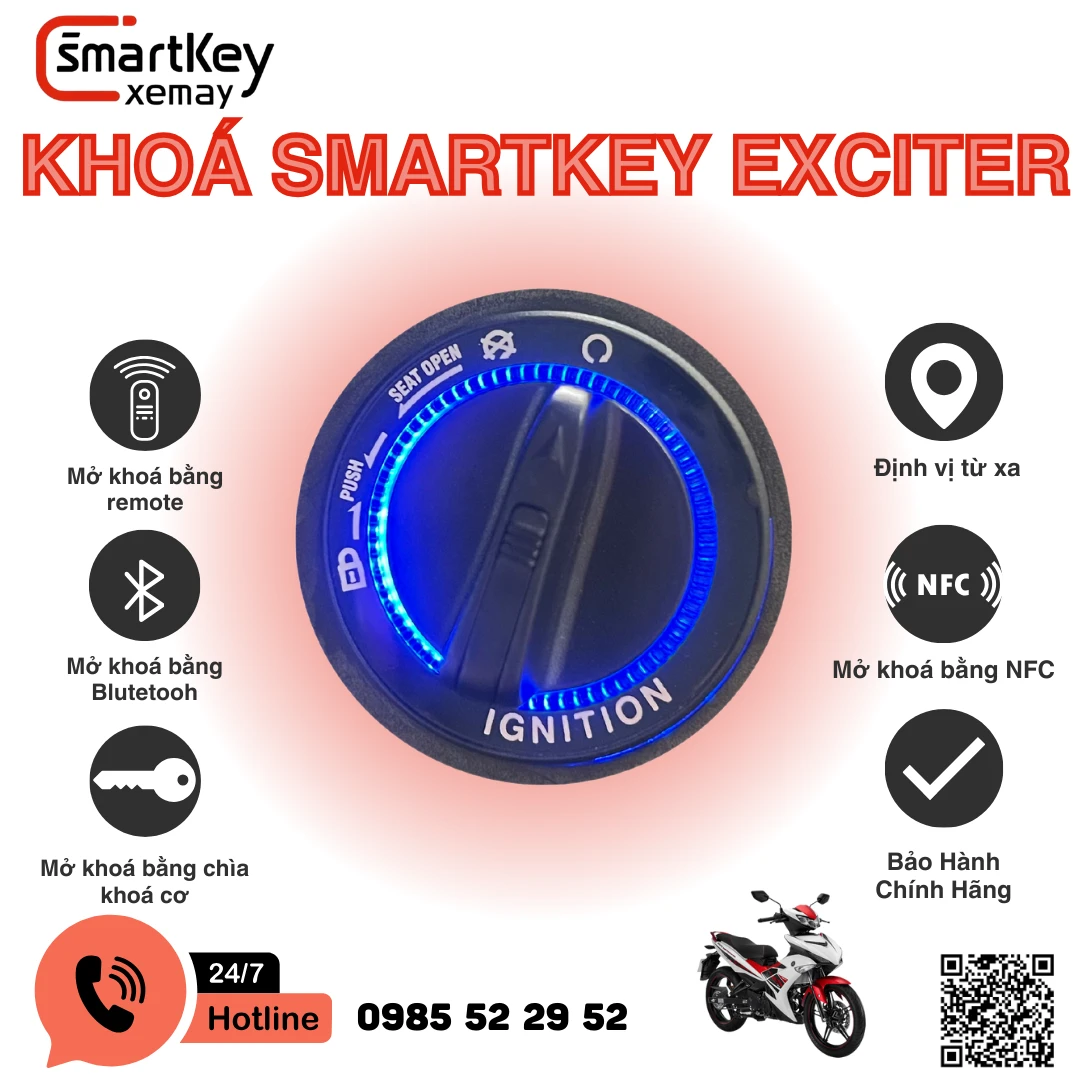 Khóa Smartkey Exciter 150