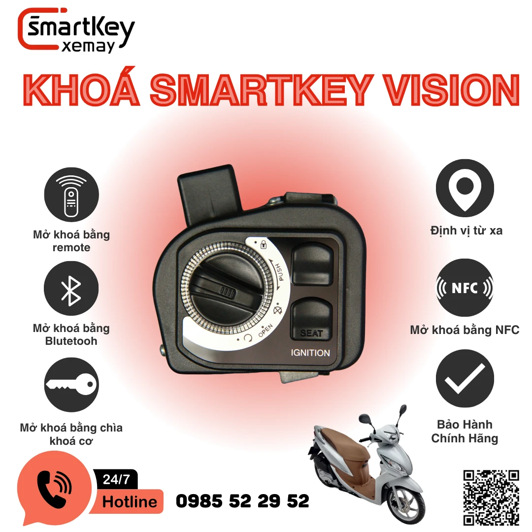 Khóa Smartkey Vision 2013