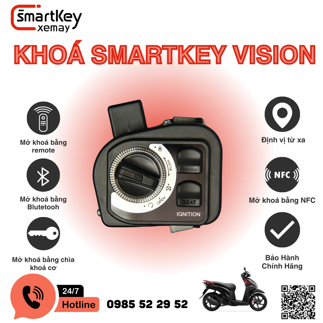 Khóa Smartkey Vision 2014-2020